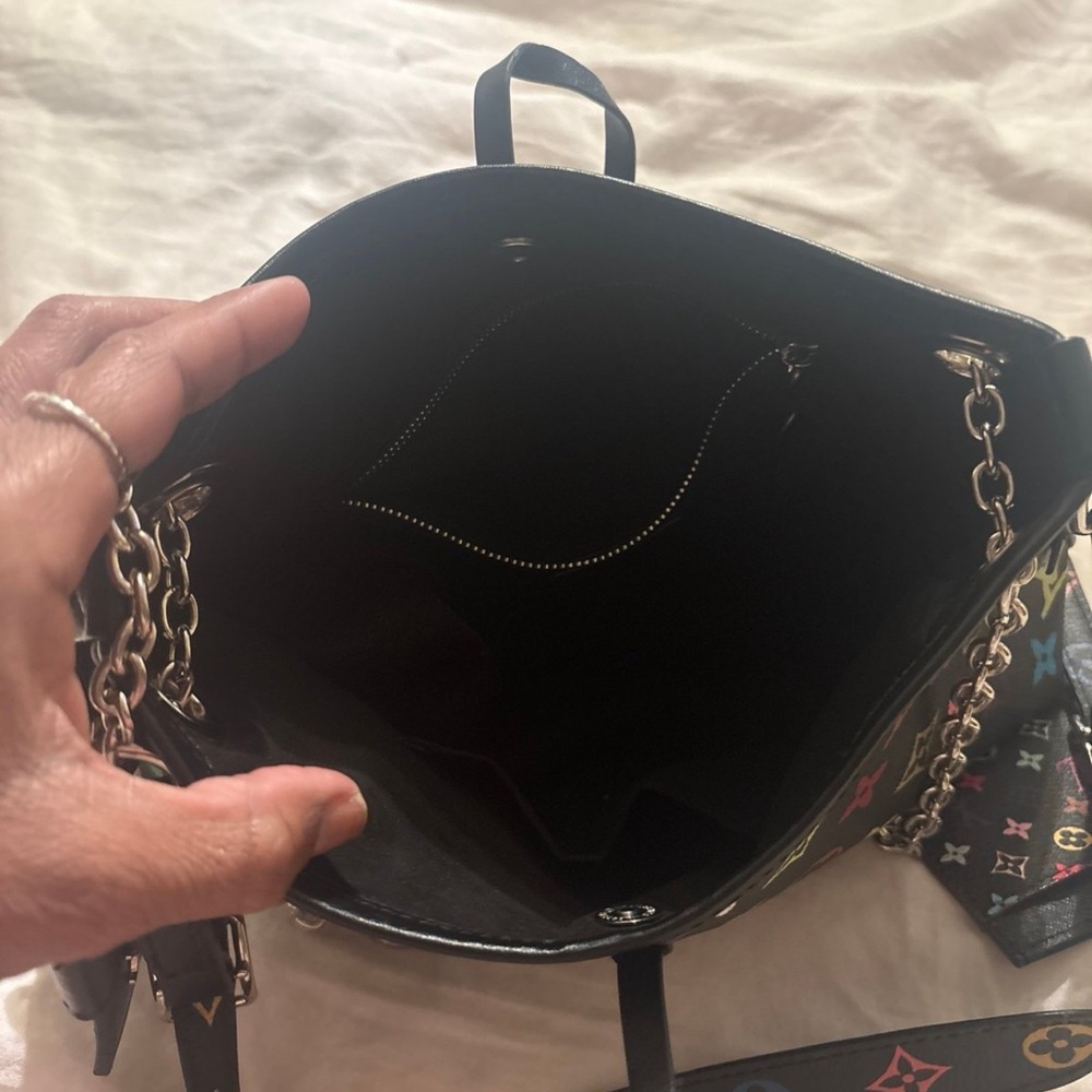Louis Vuitton Black Multicolor Monogram Shoulder Bag - Picture 3 of 8